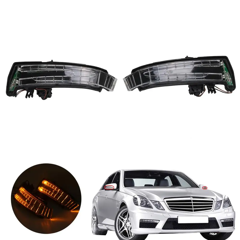 Светодиодный указатель поворота зеркала заднего вида W204 W212 W221 1 пара для Mercedes|lamp