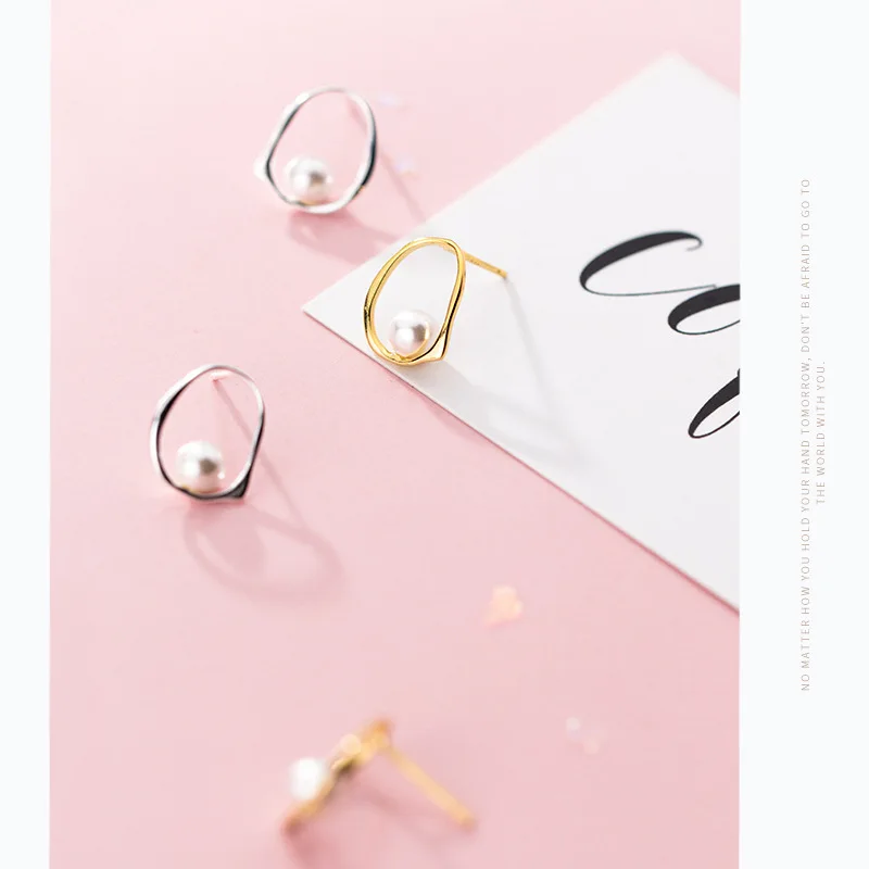 Женские серьги гвоздики из серебра 100% пробы с жемчугом|Серьги-гвоздики| |