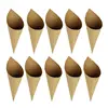 100pcs Creative Vintage kraft Paper cylinder Confetti Cones Wedding Party Decor Dropshipping ► Photo 3/6