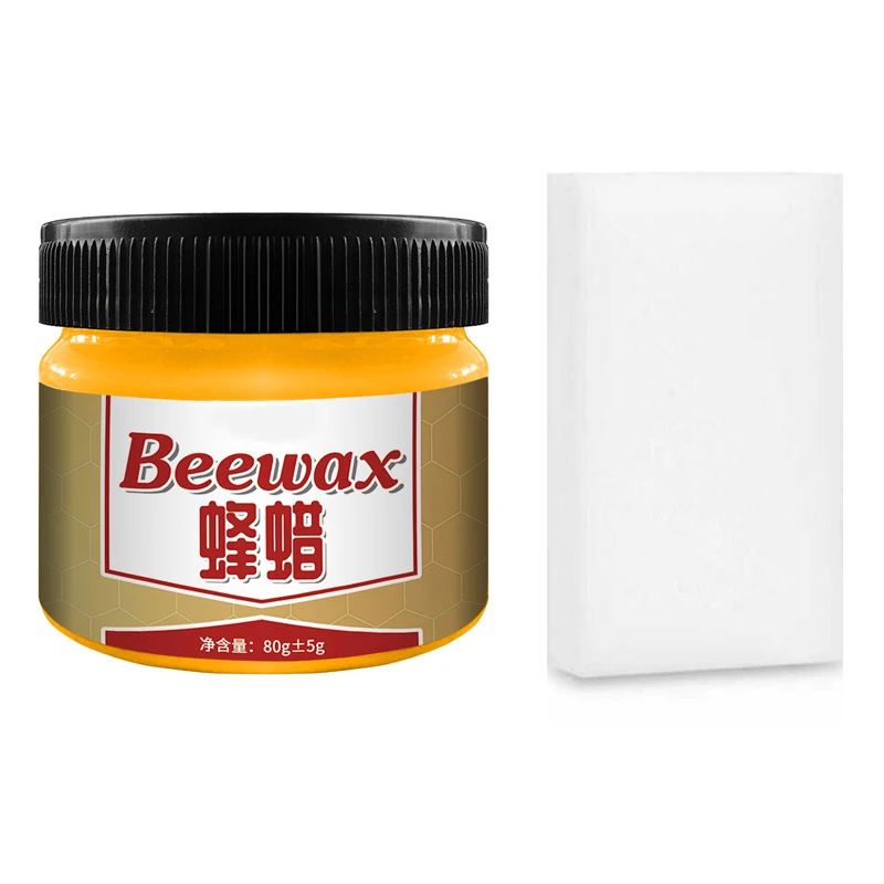 Деревянный приправа Beewax комплексное решение мебель уход пчелиный воск влагостойкая GHS99 - Тип аромата: Curing wax and spong
