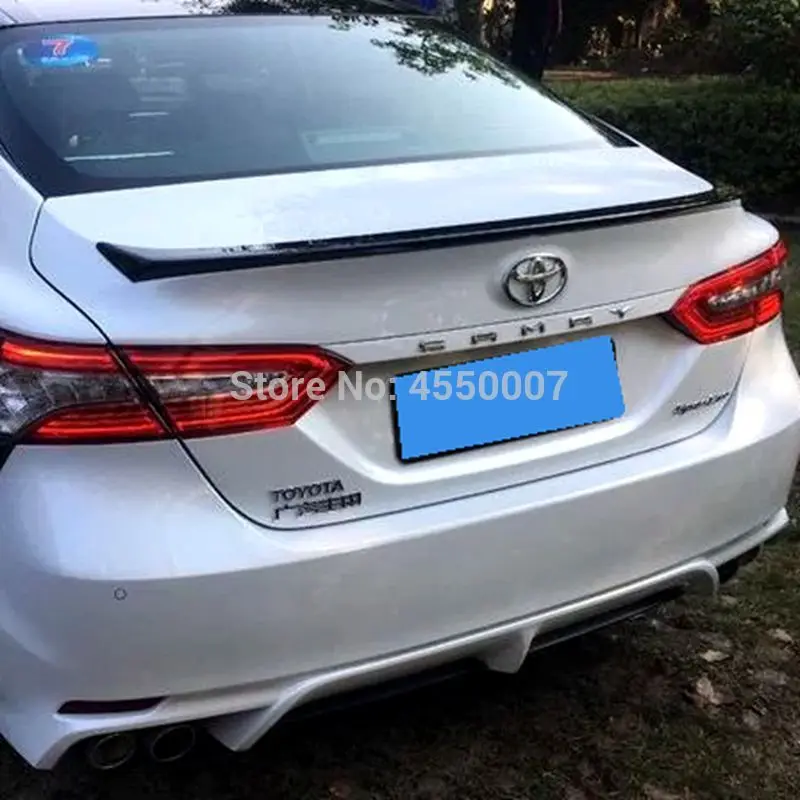 Дизайн для toyota Camry Высокое качество ABS внешний задний спойлер задний багажник загрузки крыло украшение автомобиля стиль