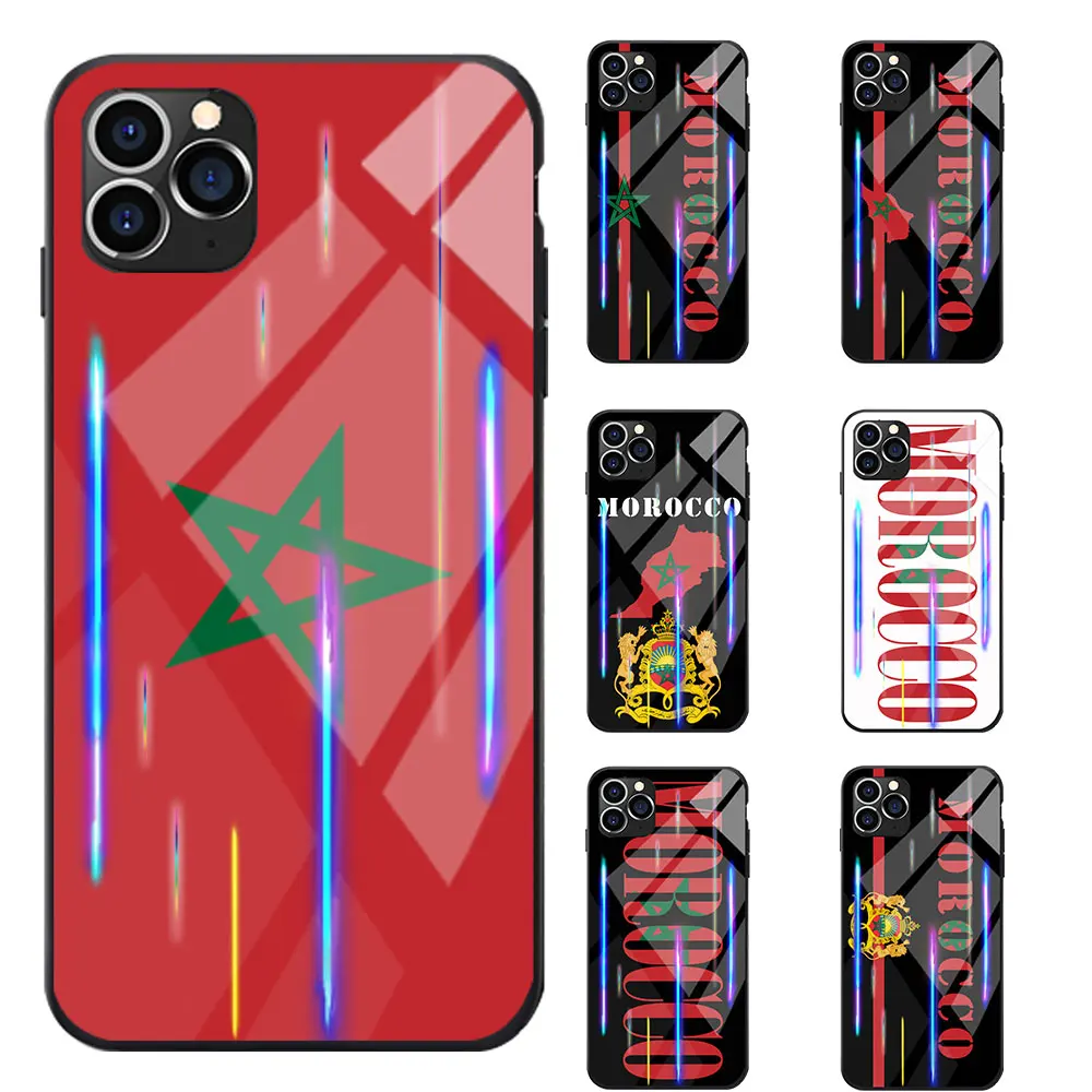 Полярный эффект закаленное стекло для iPhone 6 7 8 S XR X Plus 11 Pro Max SE2 с изображением герба