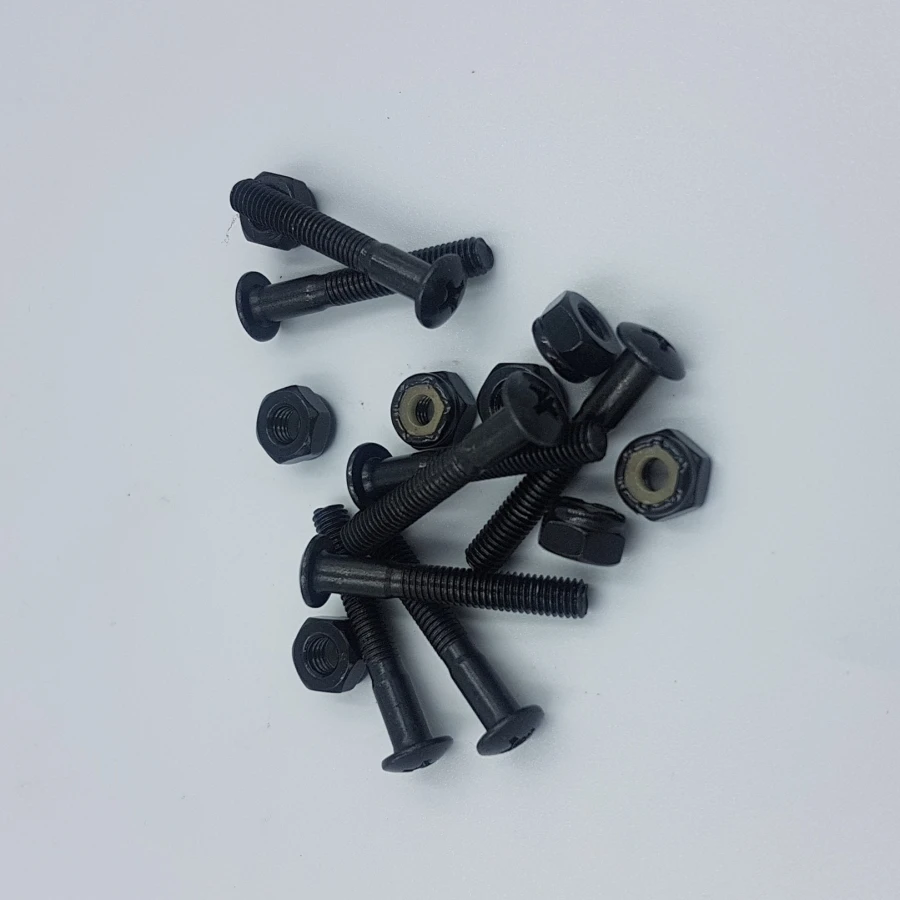 32mm Black Skateboard Screws Skateboard Bolts And Nuts Skateboard