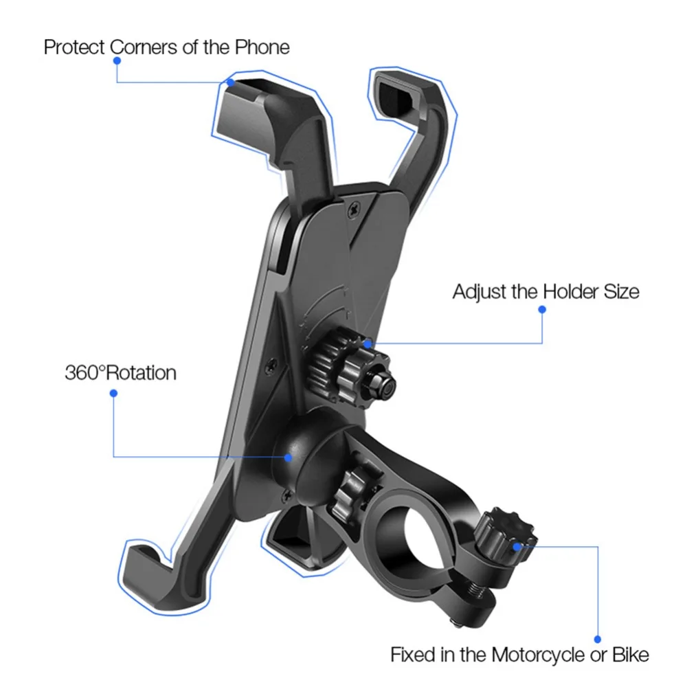 Держатель для велосипедного телефона универсальный держатель для руля велосипеда мотоцикла держатель для руля 360 Вращающийся держатель для телефона велосипеда