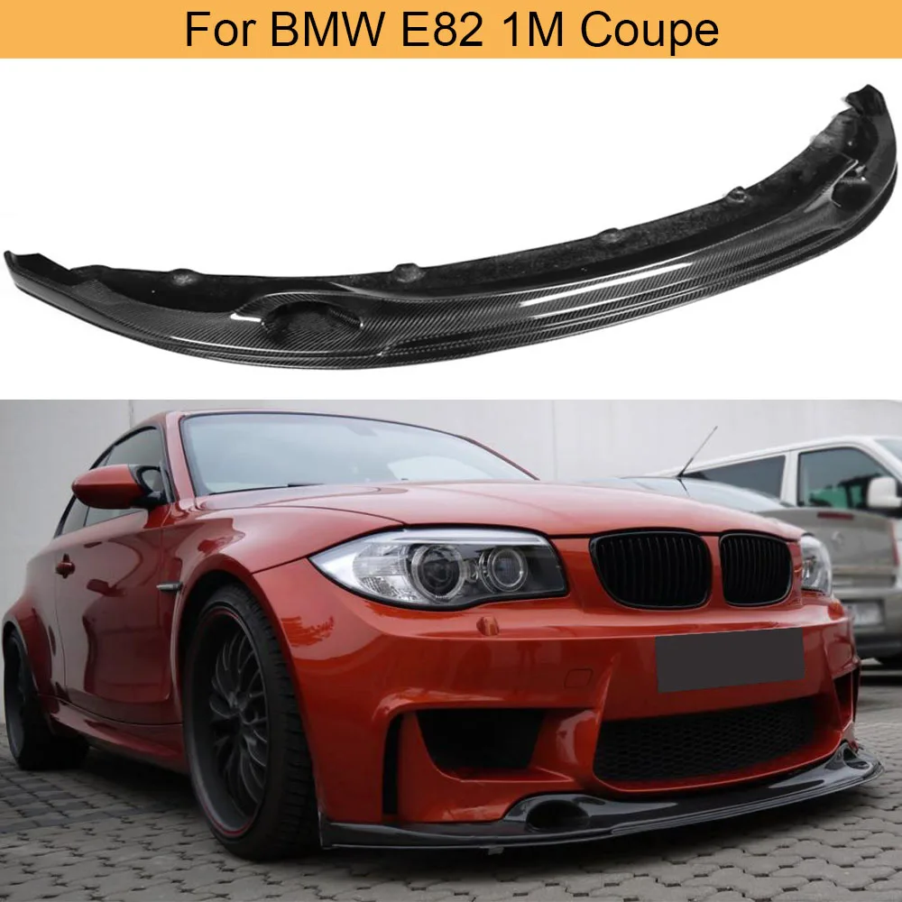 Спойлер для переднего бампера из углеродного волокна 1 серия BMW E82 м купе 2 двери 2011