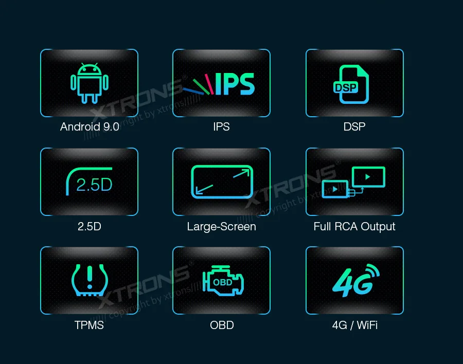XTRONS 10,1 ''дюймовый ips экран Android 9,0 DSP gps навигация Мультимедиа стерео радио плеер для Citroen C4 2010 2011 без DVD