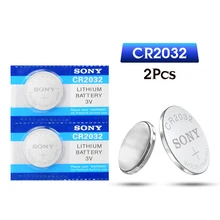 2 pçs para sony original 2032 bateria cr2032 3v botão pilha moeda baterias de lítio para relógio brinquedo do computador controle remoto cr 2032(China)