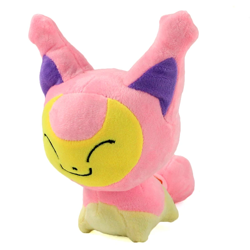 Аниме Домашние животные плюшевая игрушка Pinsir Machop Horsea Vileplume Electabuzz Lucario Skitty gatpie aerodacktyl мягкая тряпичная кукла в подарок для ребенка - Цвет: 19cm Skitty