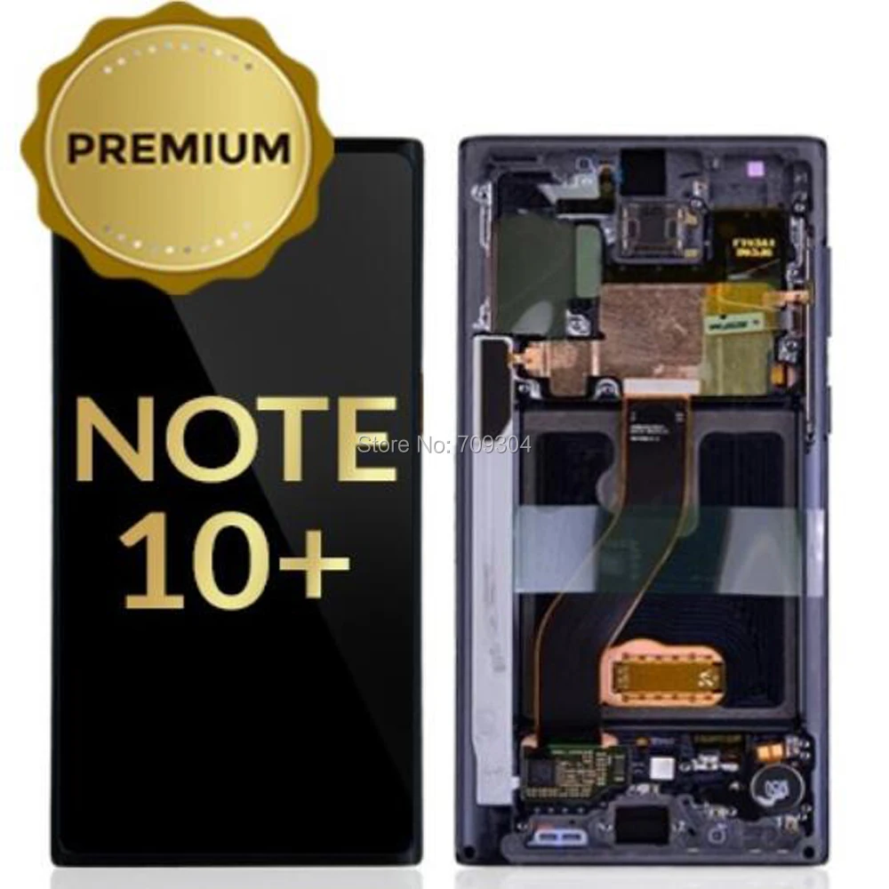 Супер AMOLED дисплей для SAMSUNG Galaxy NOTE 10 ЖК-дисплей сенсорный экран 10 плюс запасные части