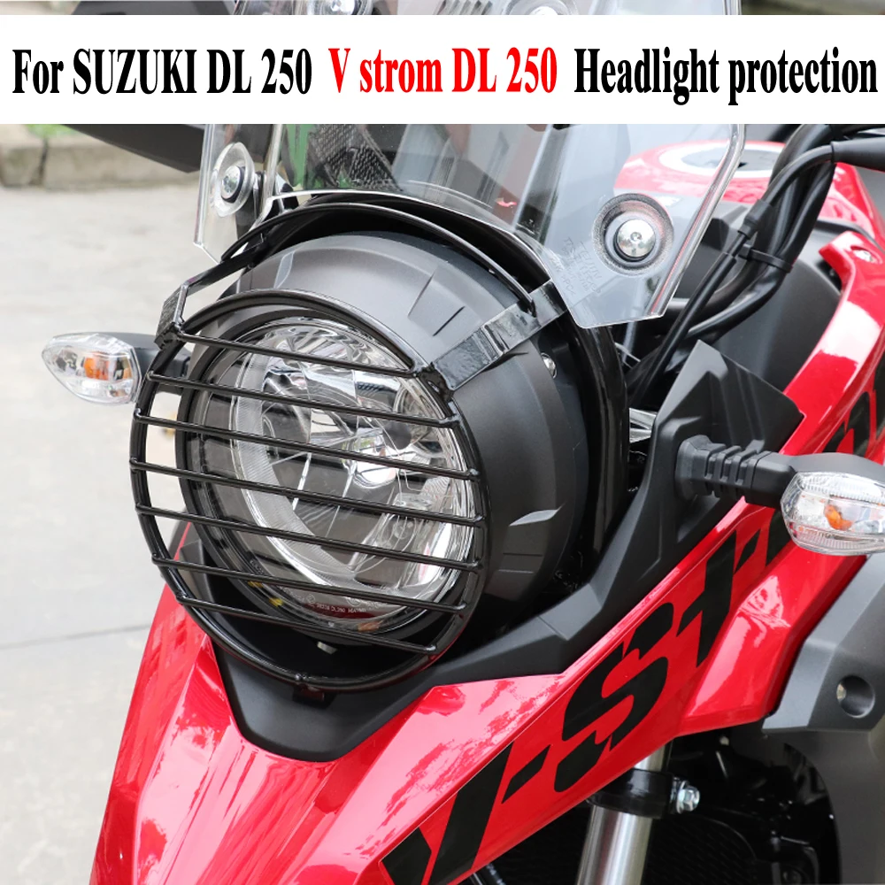 Motorcycle Headlight Grill Cover Head Light Protection HeadLamp Guard