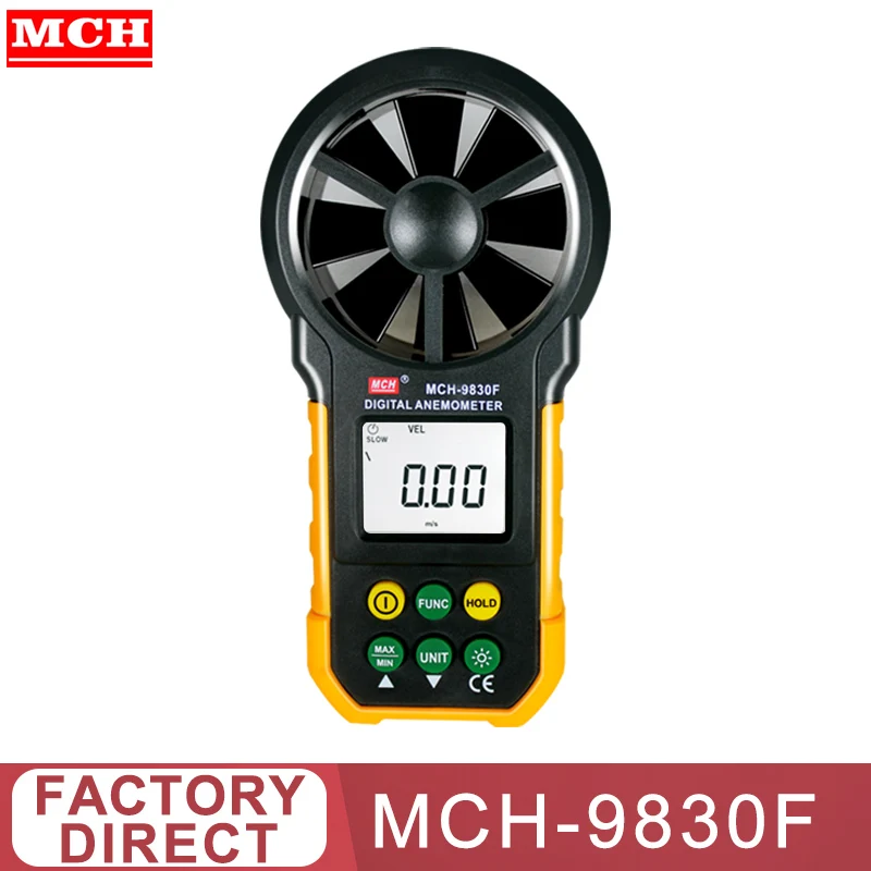 MCH-9830F цифровой анемометр измеритель скорости ветра скорость r | Инструменты