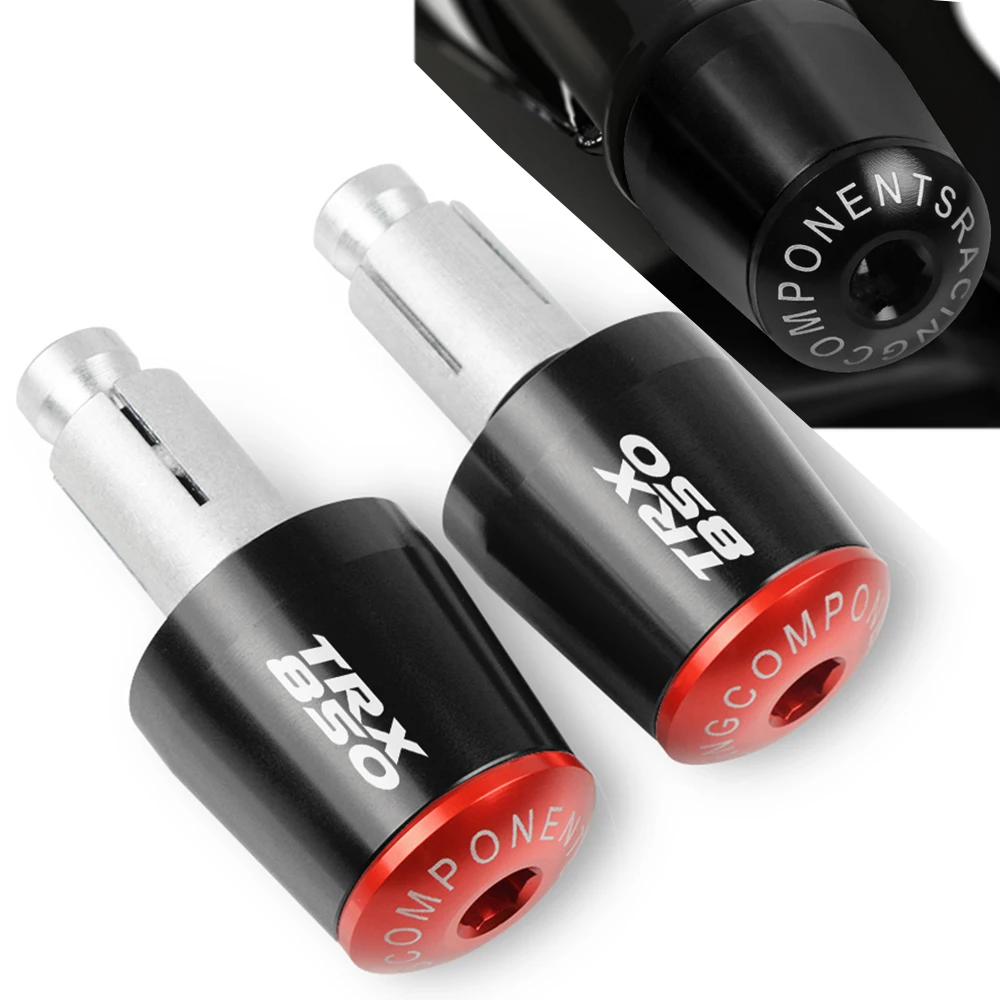 Per Yamaha Trx850 1996-1999 1997 1998 7/8 "22 Millimetri Di Alluminio Di Cnc Moto Bar End Cap Handle Bar Cap End Tappi Per Le Orecchie Logo Laser (Trx