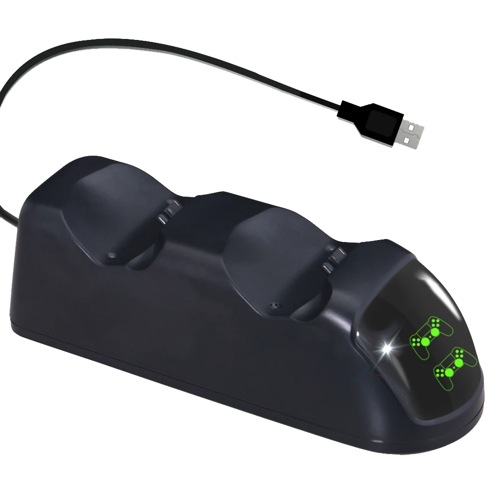Для контроллера PS4 джойстик ручка USB зарядное устройство заряд держится долго док-станция геймпад для Playstation 4 PS4 Slim Pro подставка