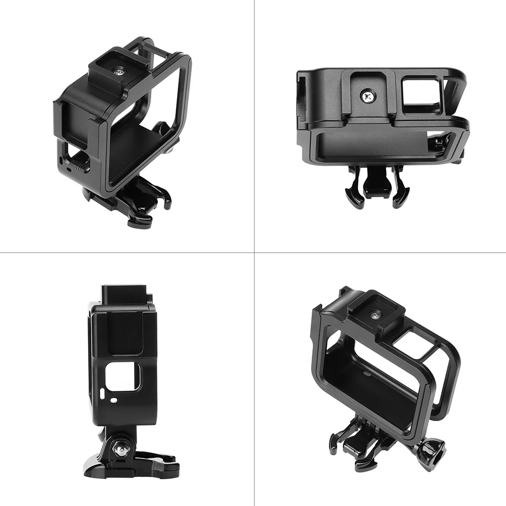 Защитный корпус из алюминиевого сплава для камеры совместим с GoPro Hero 8 Black camera и заполняющий светильник или микрофон