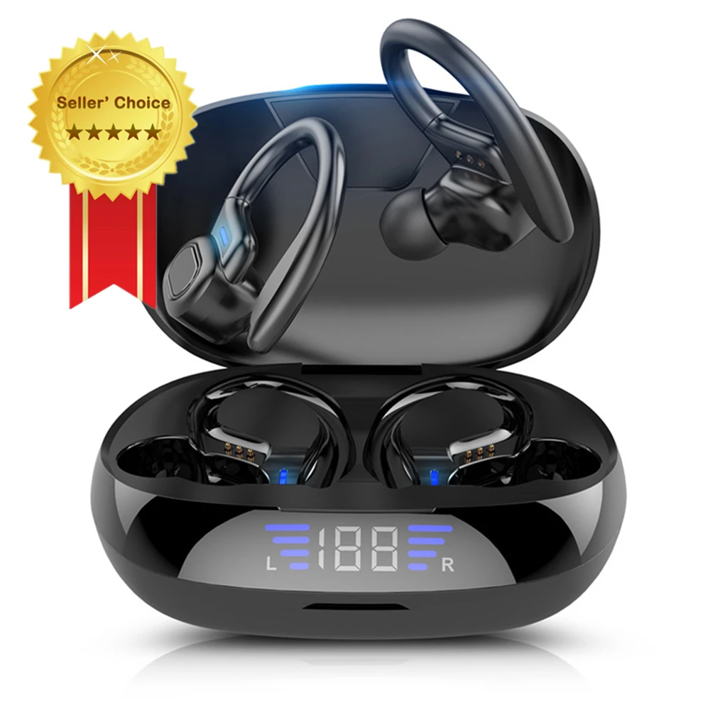 TWS Bluetooth 5 0 наушники беспроводные для смартфона спортивные беговые HiFi стерео