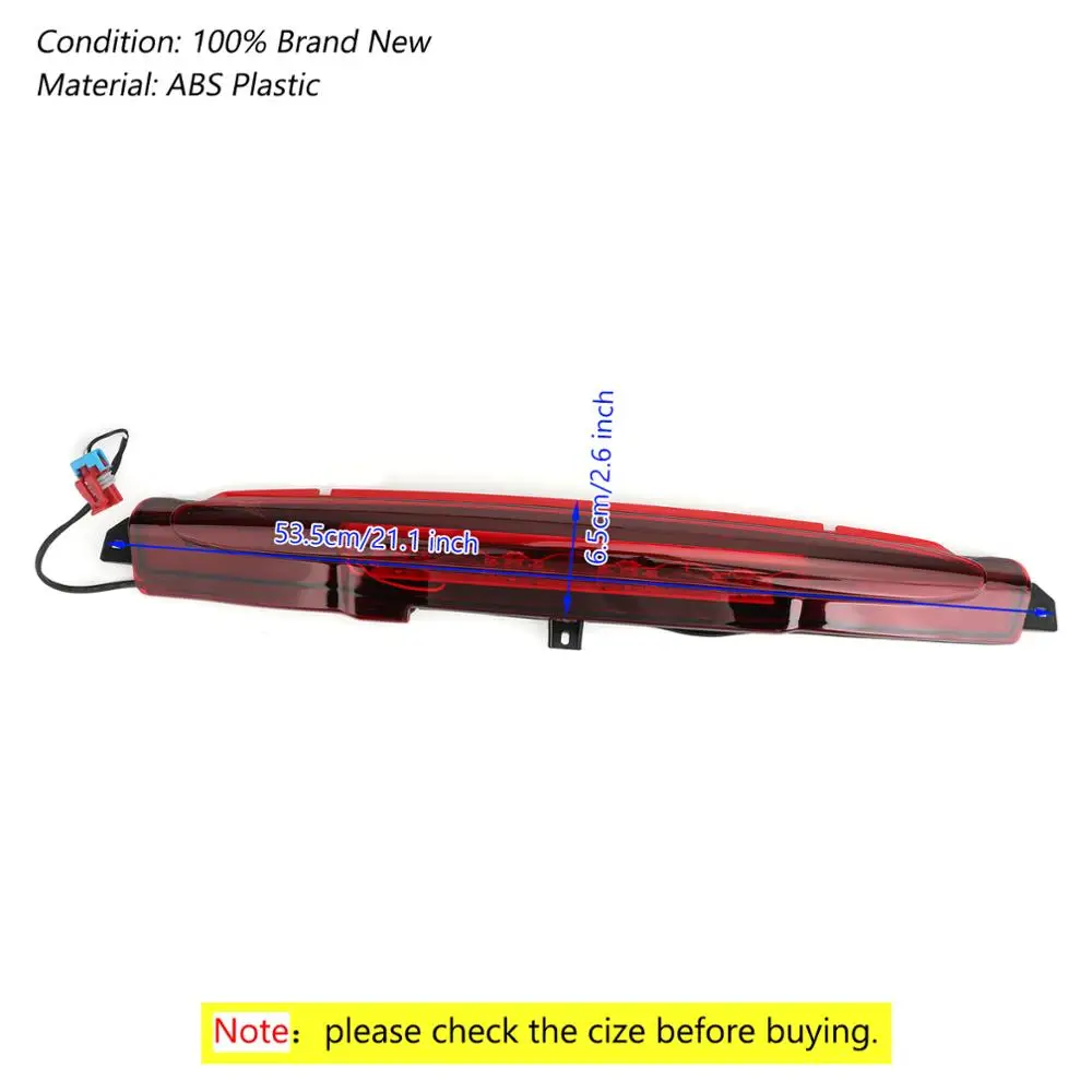 Areyourshop 3-й третий стоп-сигнал 15120540 для Chevrolet Avalanche пикап 2002-2012 третий стоп-сигнал Автоаксессуары
