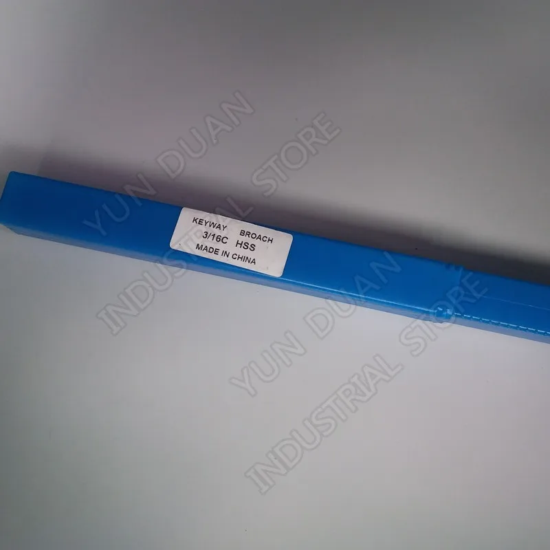 Push tipo Hss Ferramenta de Corte para Cnc Aço de Alta Keyway Broach Polegadas c Velocidade Broaching Máquina Metalurgia 3 – 16