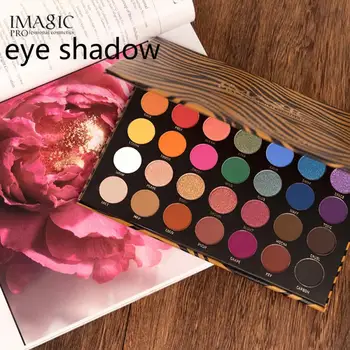 

Pearlescent Matte Eyeshadow Palette Orange Earth Tone Eyeshadow Waterproof Non-Smudge Eye Shadow Eye Makeup