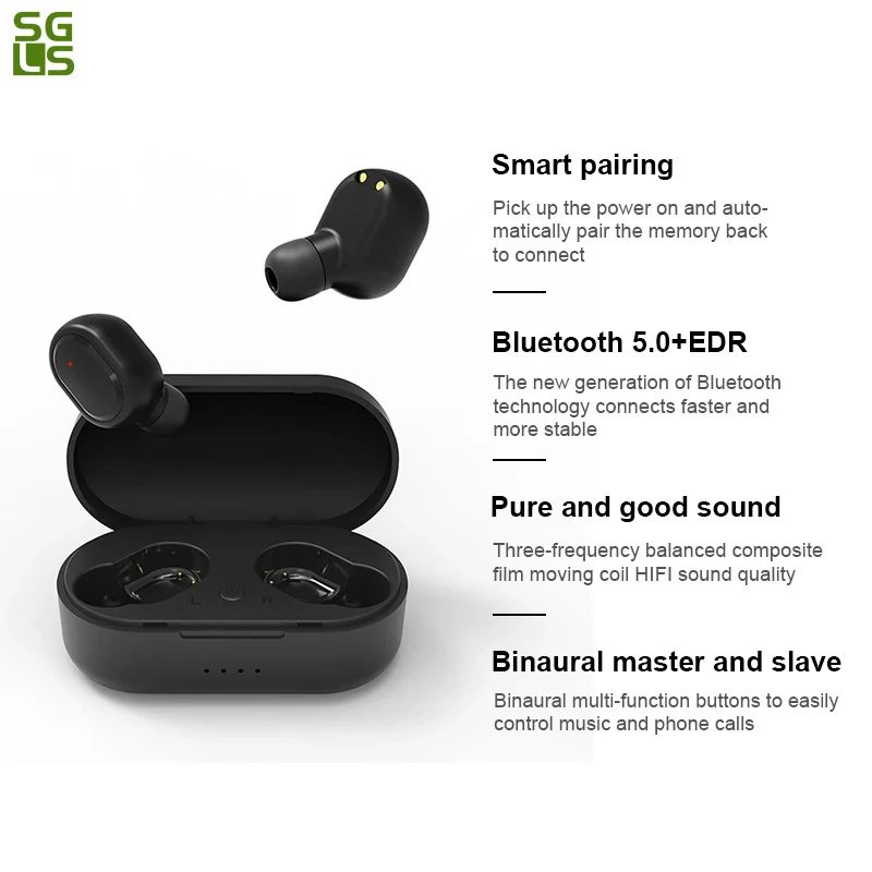Jual Tws Wireless Earbuds Waterproof 