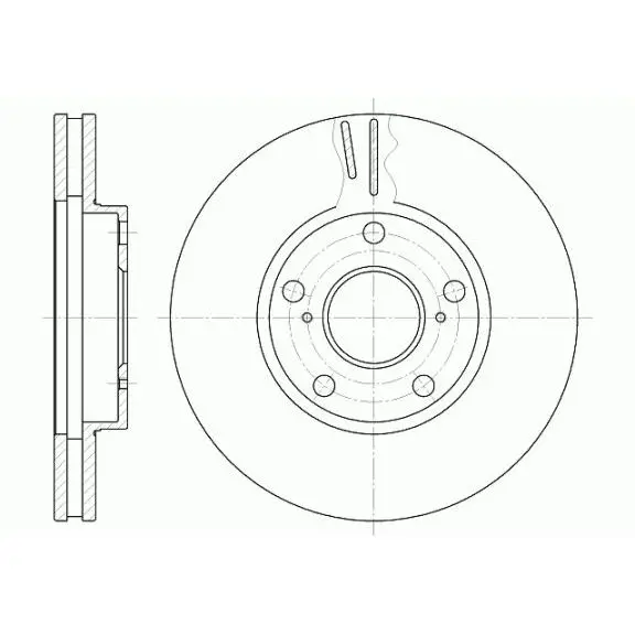 Диск тормозной передний Toyota Avensis/Camry all 93 REMSA 6842.1