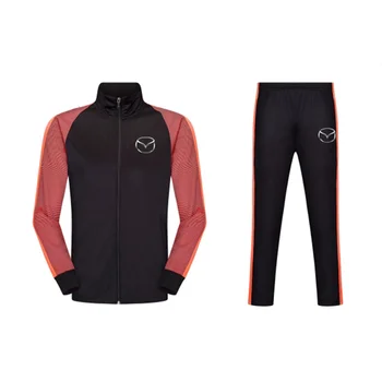 

New Brand Sets Tracksuit Men Autumn Winter Patchwork Zipper Mazda LOGO Wild Sportswear Fast delivery Two Piece Popular Set