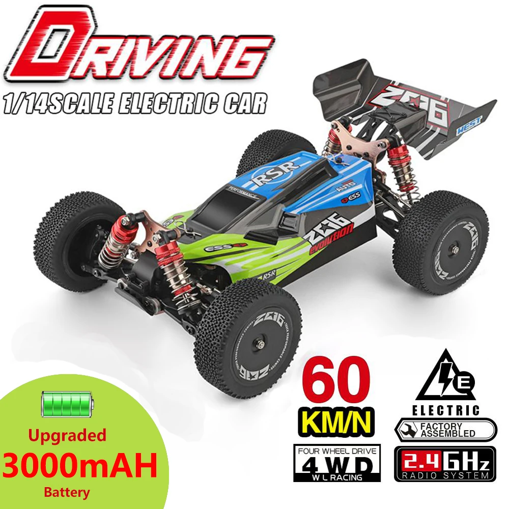 

Wltoys 144001 1/14 2,4G Радиоуправляемая машина 4WD высокоскоростные гоночные машины модели 60 км/ч радиоуправляемая Формула автомобиль детские подарочные игрушки