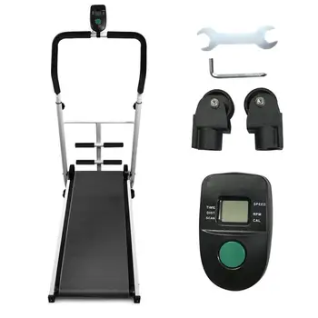 

2020 New Treadmill Fitness Machine Save Space Electric Jog Walk Slim Cardio Fitness Equipment For Home Joint Create