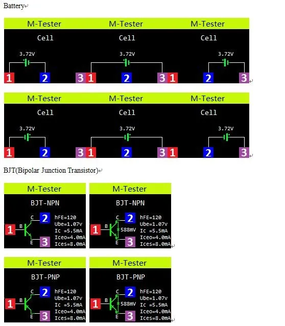 ТРАНЗИСТОР тест er тест TFT TC-1 Диод Триод измеритель емкости LCR ESR метр NPN PNP MOSFET IR Многофункциональный тест er мультиметр