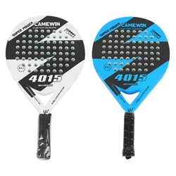 New Carbon and Glass Fiber Padel Tennis Racket Soft Face Paddle Racquet with Bag Cover EVA Face Racquet