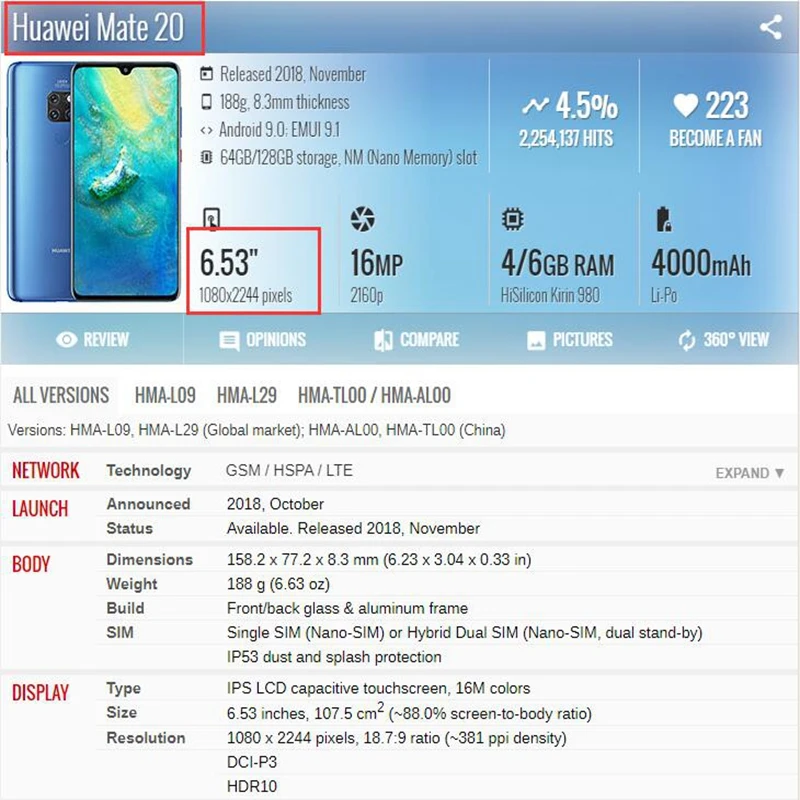 Оригинальная камера для huawei mate 20, задняя большая камера, гибкий кабель для huawei mate 20, задняя камера, запасные части для ремонта
