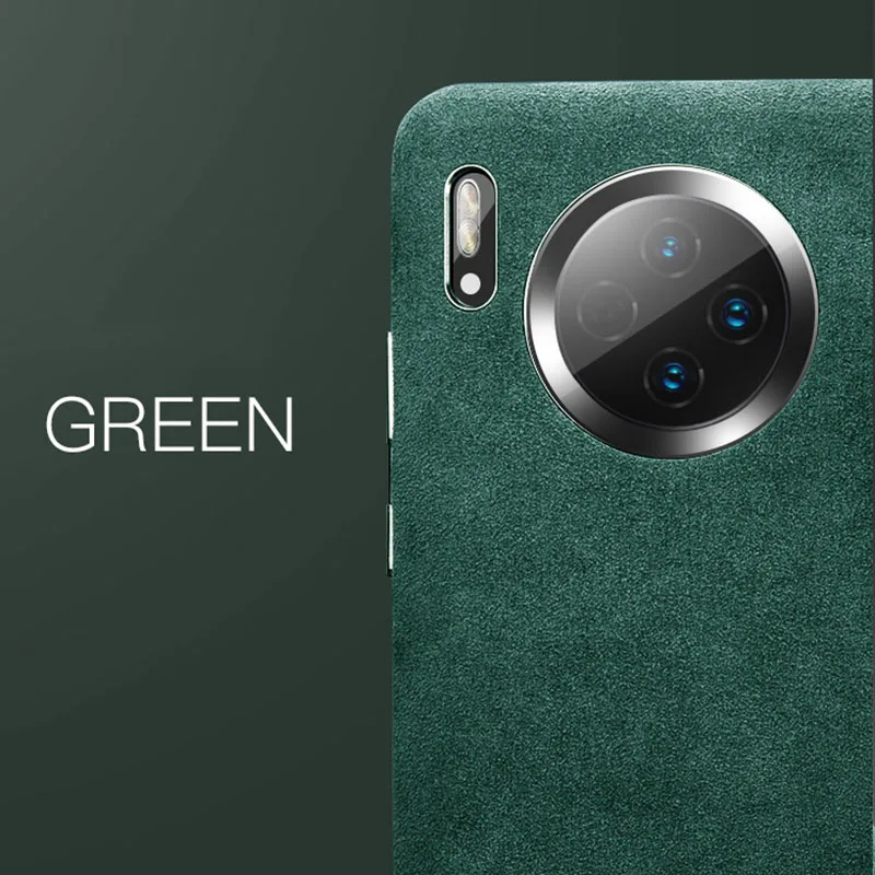 Роскошный Водонепроницаемый фланелевый чехол для телефона huawei mate 30, черный, зеленый, задняя крышка, анти-осенний чехол, чехол для телефона huawei mate 30 Pro