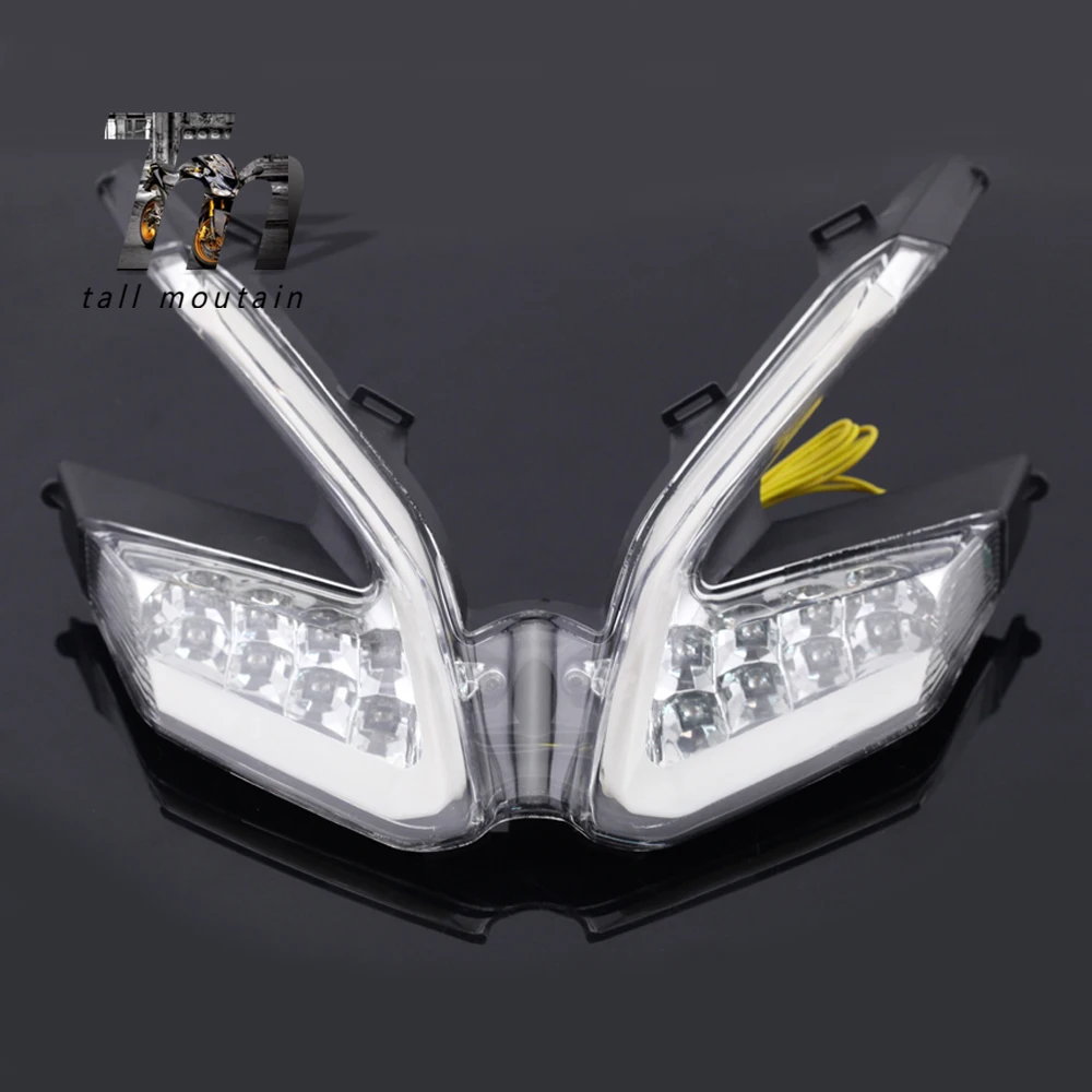 Светодиодный задний светильник для DUCATI 899 959 1199/S/R 1299 Panigale 1199R аксессуары для мотоциклов Интегрированный задний тормозной светильник сигнал поворота - Цвет: Clear