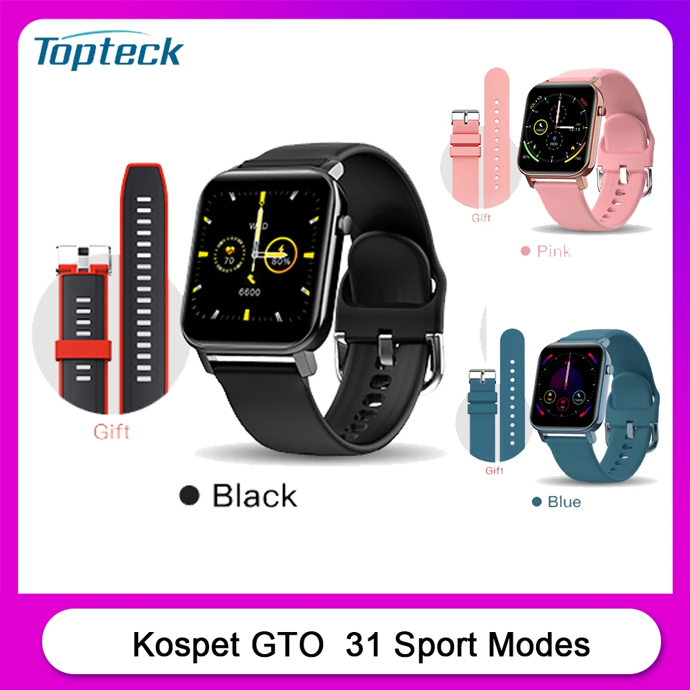 Новый Kospet GTO 1 4 ''сенсорный экран Смарт часы 31 спортивных режимов Особенности
