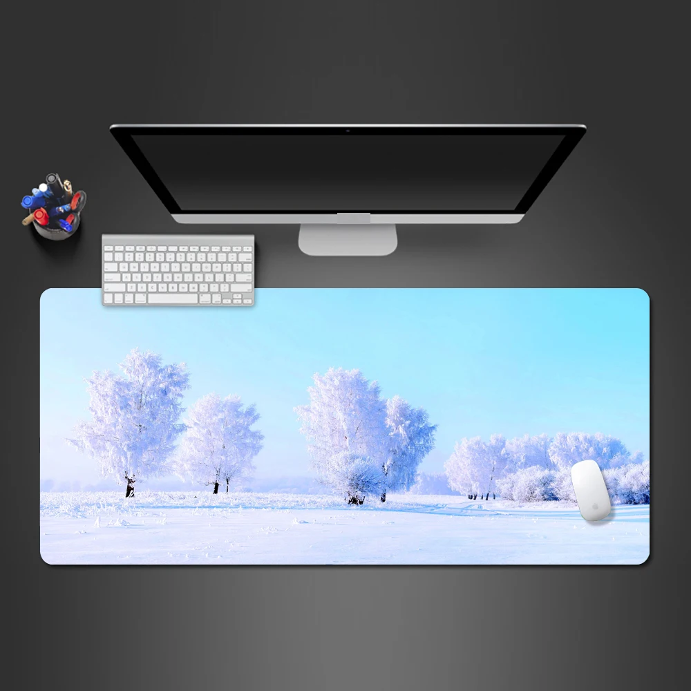 

Super Beautiful A White Scenery Mouse Pad Personalized Creative Cool Natural Rubber Best-Selling Office Computer Keyboard Pad