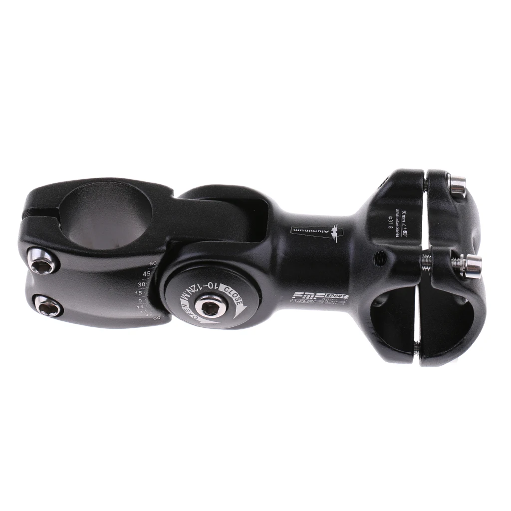 1 Piece Bicycle Stem MTB Mountain Bike Handlebar Stem Angle Adjustable 31.8 x 90mm Ensure Long Lifetime of Using