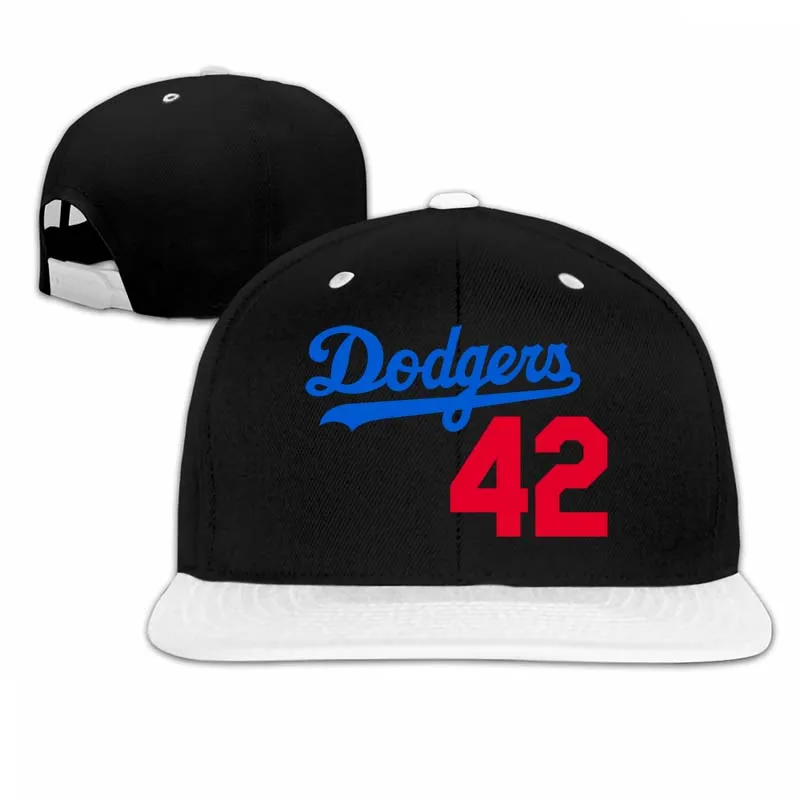 Dodgers 42 бейсбольная кепка для мужчин и женщин, Кепка-Дальнобойщик, модная Регулируемая Кепка - Цвет: 5-White