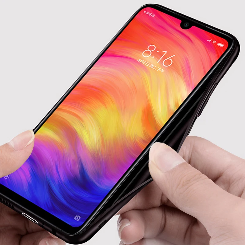 Для xiaomi redmi note 8t чехол противоударный redmi note 8t тканевый силиконовый чехол capas полная защита бизнес-Чехол