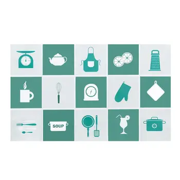 

Kitchen Anti-Oil Sticker Self-Adhesive High Temperature Anti-Oily Stove Tile Wall Sticker Decoration