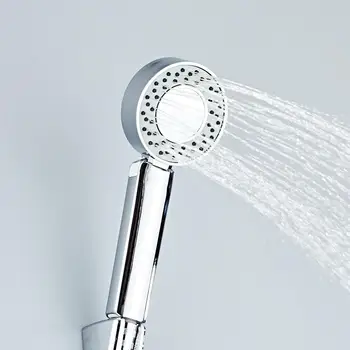 

Double-sided Dual Function Shower Head Water Saving Round ABS Booster Bath Shower High Pressure Handheld Hand Shower