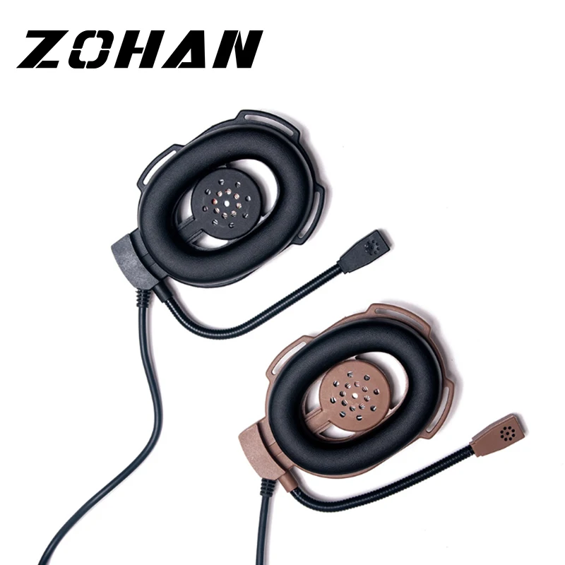 

XQF HD01 Z Tactical Bowman Elite II Headset U94 Peltor TCI Military Radio PTT for Kenwood BaoFeng UV-5R UV-6R Walkie Talkie