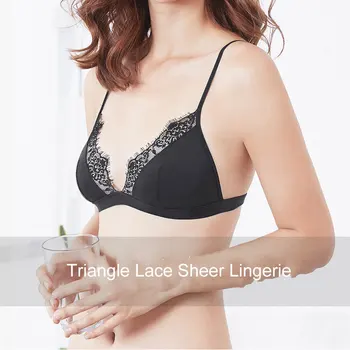 

Women Sexy Floral Lace Bra Adjusted Straps Female Lingerie Comfortable Breathable Soft Bralette Thin Seamless Bracelet