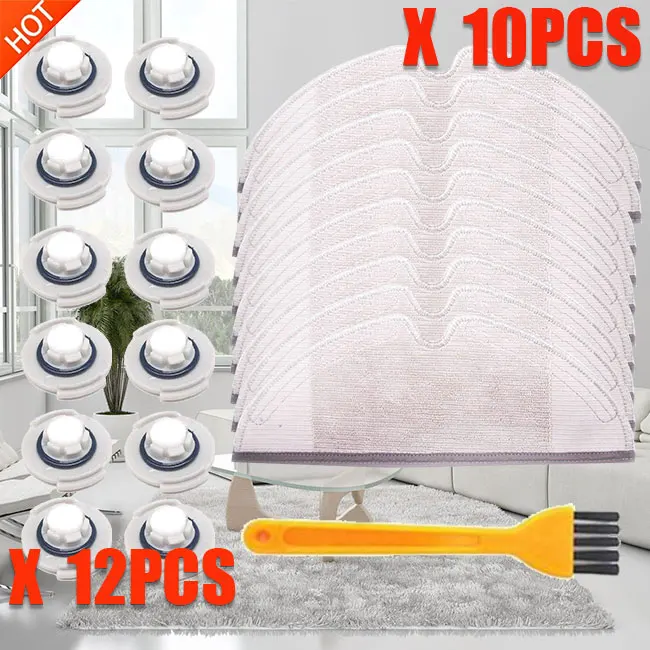 

Suitable for Xiaomi Roborock S50 S51 Robot Vacuum Cleaner 2 Spare Parts Kits Mopping Cloth Water Tank Filter Replacements