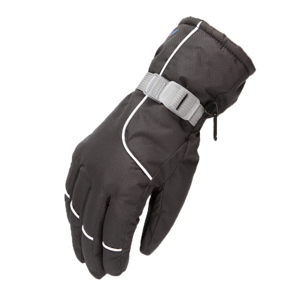 Утепленные зимние лыжные перчатки для холодной погоды для взрослых, сохраняющие тепло, водонепроницаемые, ветрозащитные