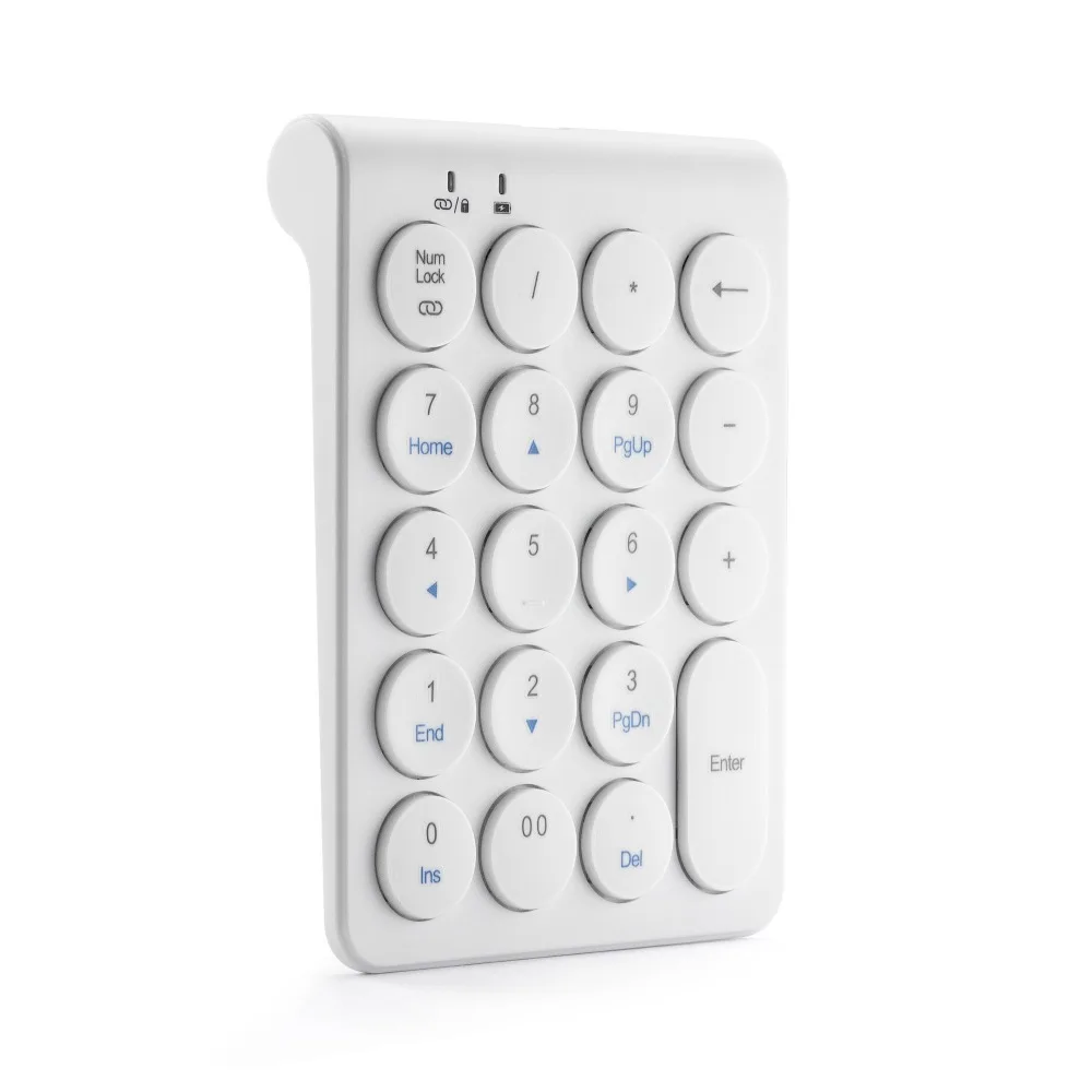 19 клавиш Bluetooth беспроводная цифровая клавиатура Мини Numpad с большим количеством функциональных клавиш цифровая клавиатура для ПК