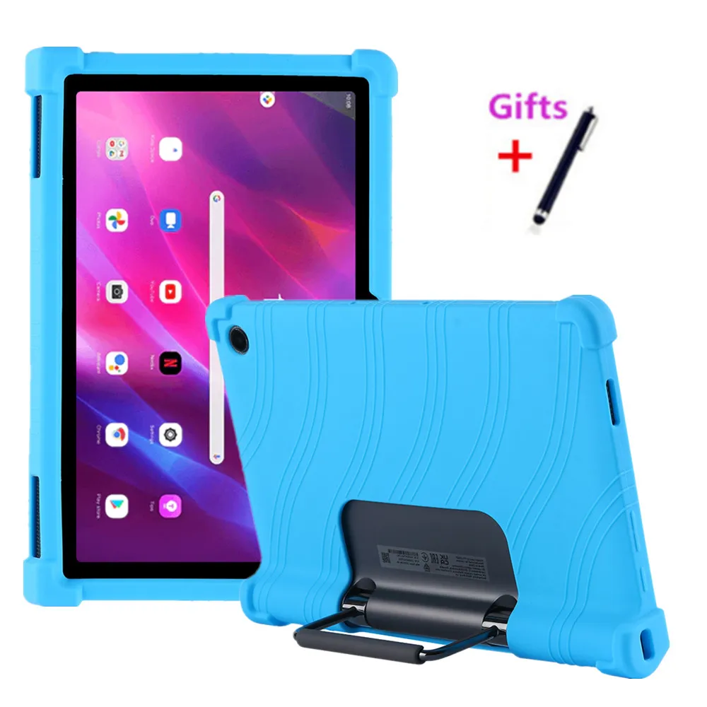 Tablet de 11 Carcasa de Trasera Transparente a Prueba de Choques Fintie Funda Compatible con Lenovo Yoga Tab 11 Negro