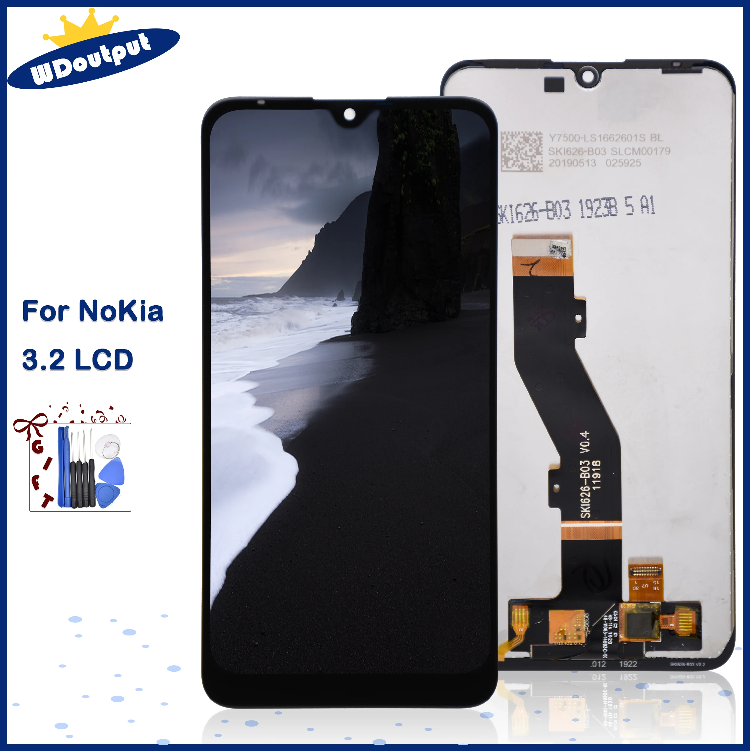 6.26"for Nokia 3.2 Lcd Display Touch Screen Digitizer Assembly
