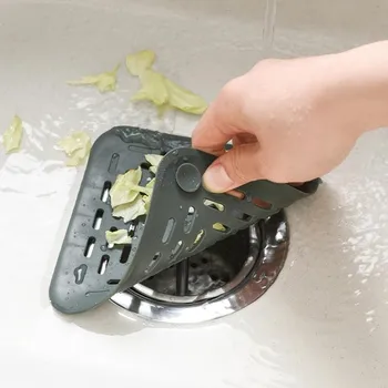 

Anti Hair Shower Filter Washbasin Silicone Drain Protector Sink Strainer Kitchen Bathroom Shower Drain Cover Anti-blocking Hair