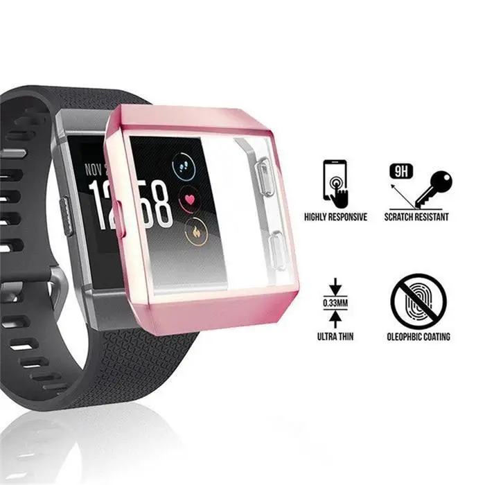 Мягкий ТПУ Смарт-часы защитный кожух протектор экрана для Fitbit Ionic