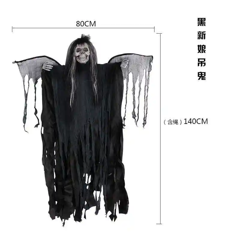 Halloween Ghost Festival Terrorist Props Room Escape Haunted House Decoration Hanging Voice Control Hang Ghosts Toys