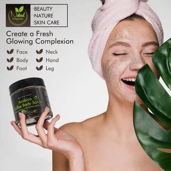 

Coffee Scrub Body Scrub Cream Facial Dead Sea Salt Body Scrub Exfoliating Cleaning Cream Whitening Moisturizing Body Care Scrub